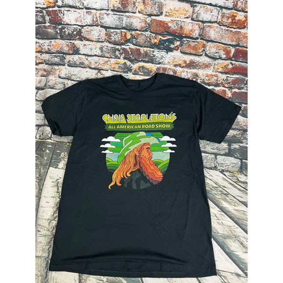 Other - Chris Stapleton All American Road‎ Show Concert T Shirt Black Men's Size L Tour